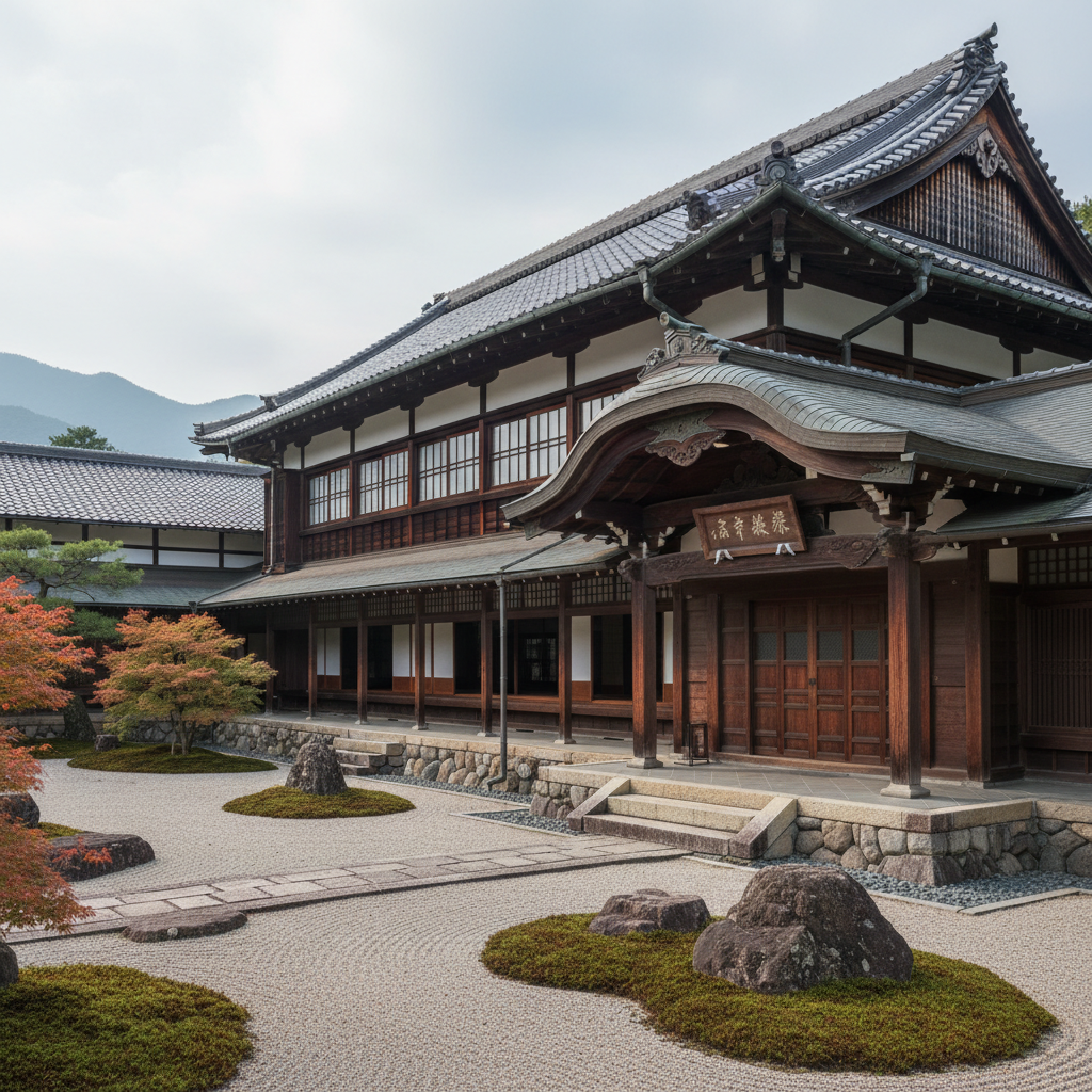 Historic university building in Kyoto