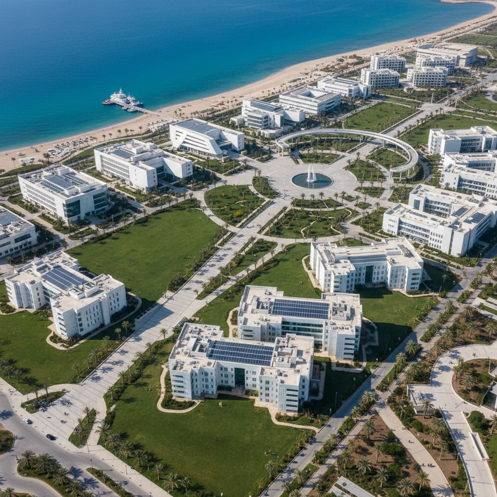 Research university campus by the Red Sea