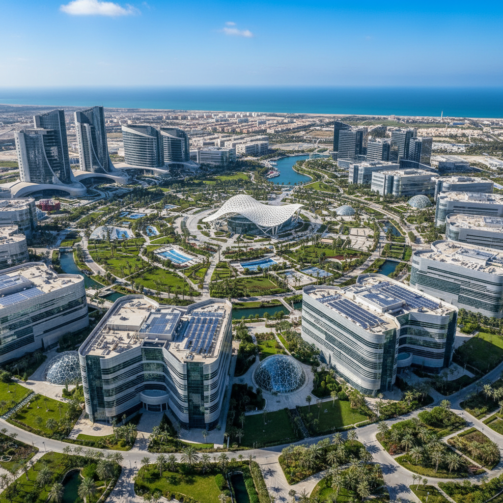 Research university campus by the Red Sea